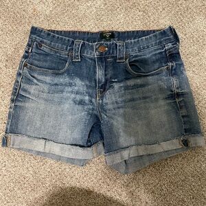 J. Crew Blue Jean Shorts Classic Denim Style